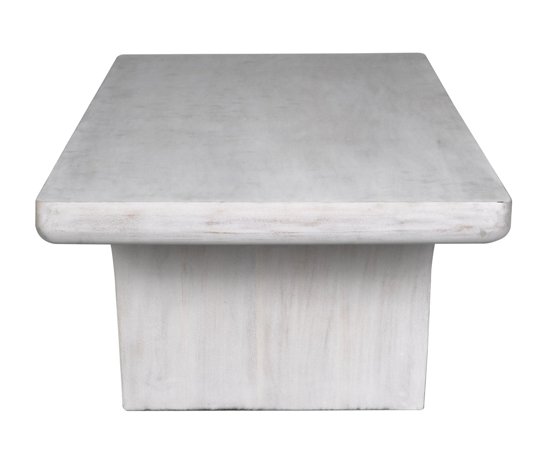 American Home Furniture | Noir - Ward Coffee Table, White Wash