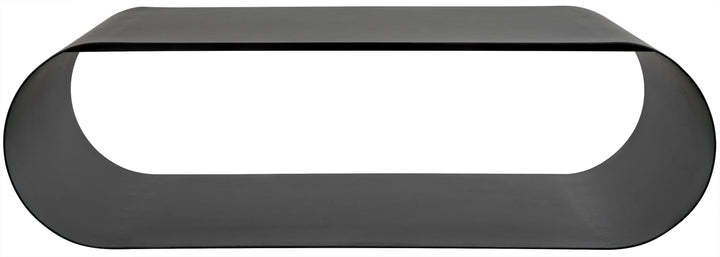 American Home Furniture | Noir - Hera Coffee Table, Black Steel