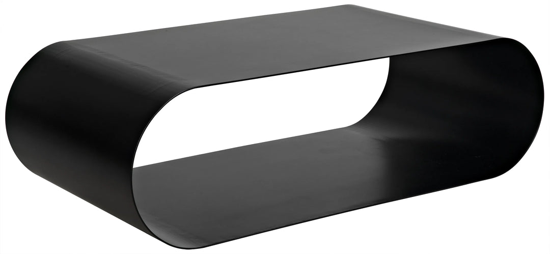 American Home Furniture | Noir - Hera Coffee Table, Black Steel