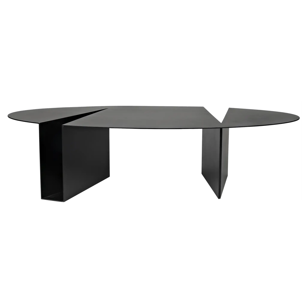 American Home Furniture | Noir - Minerva Coffee Table, Black Steel