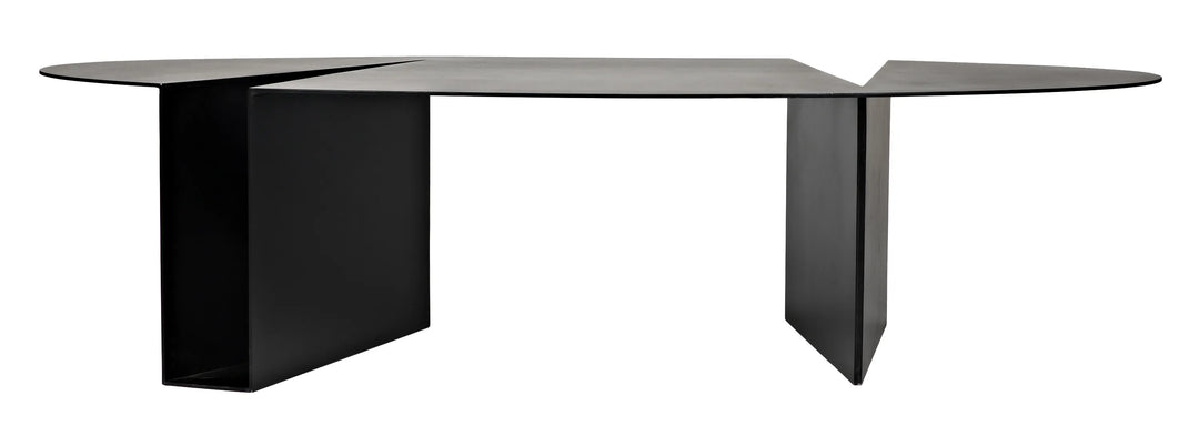 American Home Furniture | Noir - Minerva Coffee Table, Black Steel