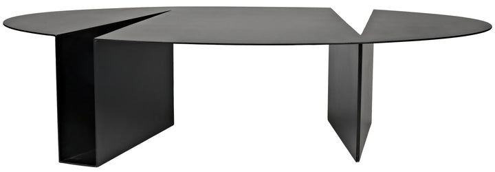 American Home Furniture | Noir - Minerva Coffee Table, Black Steel