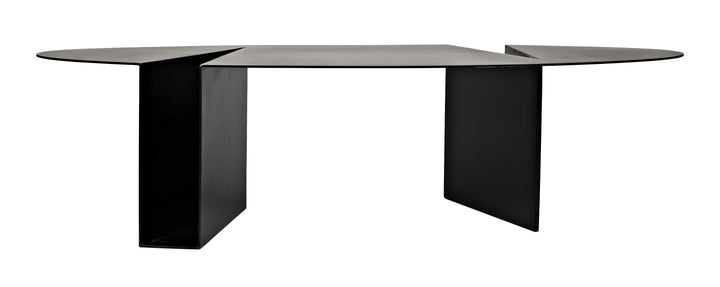 American Home Furniture | Noir - Minerva Coffee Table, Black Steel