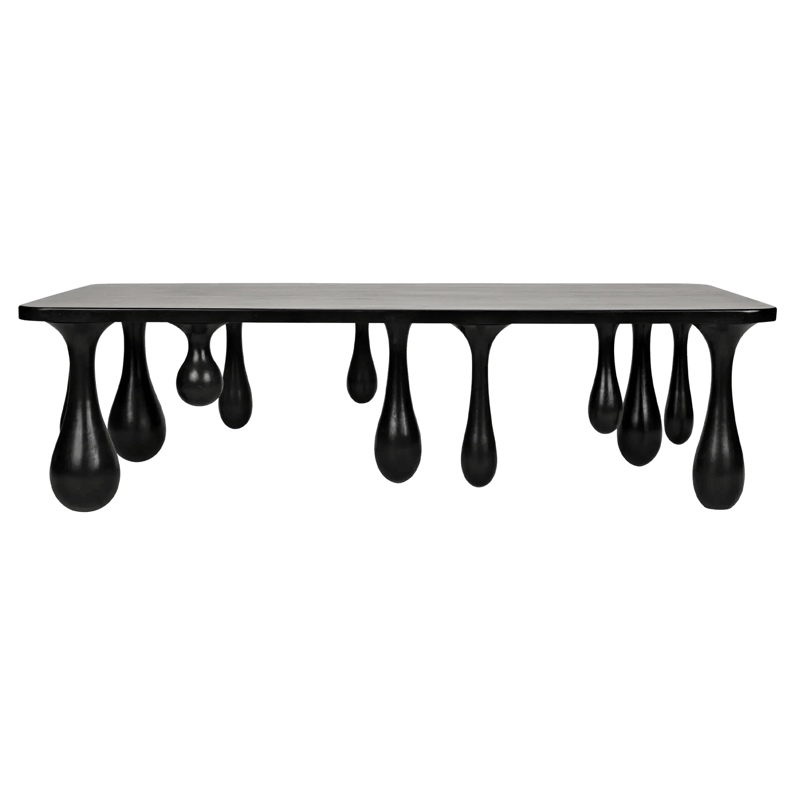 Noir Drop Coffee Table, Hand Rubbed Black COFFEE TABLES