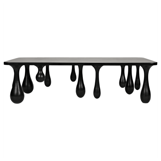 Noir Drop Coffee Table, Hand Rubbed Black COFFEE TABLES