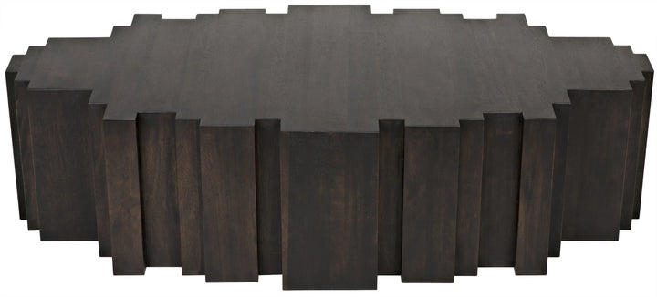 American Home Furniture | Noir - Royce Coffee Table, Ebony Walnut