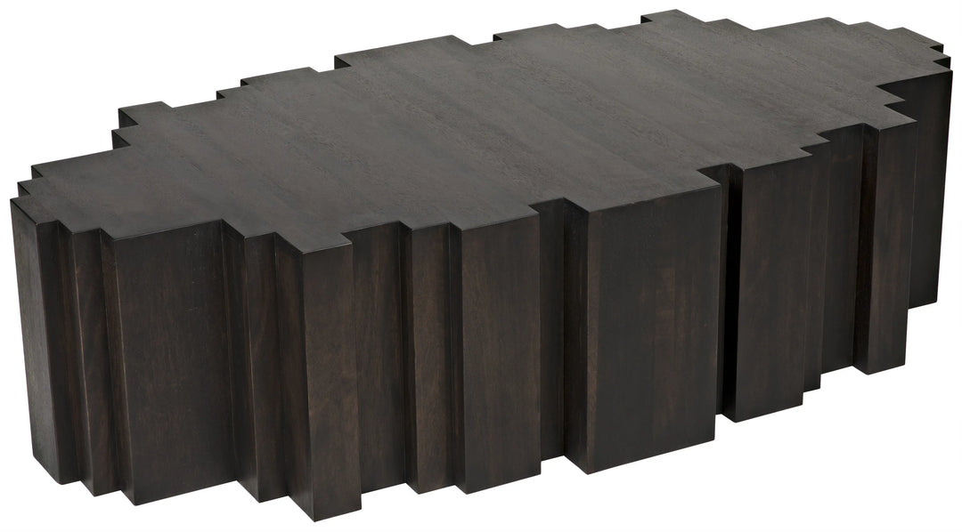 American Home Furniture | Noir - Royce Coffee Table, Ebony Walnut