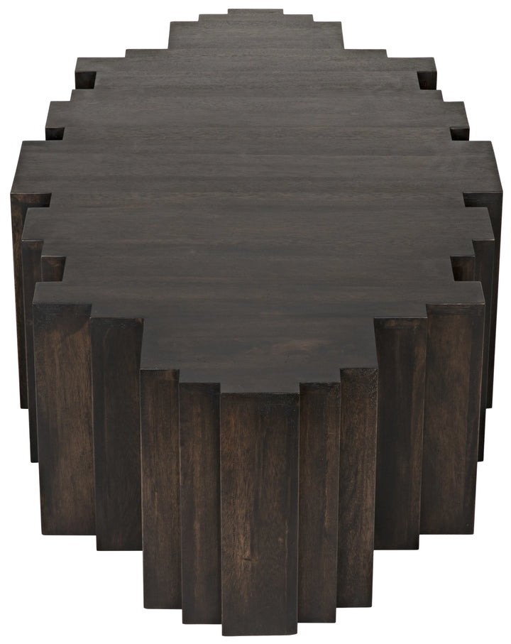 American Home Furniture | Noir - Royce Coffee Table, Ebony Walnut