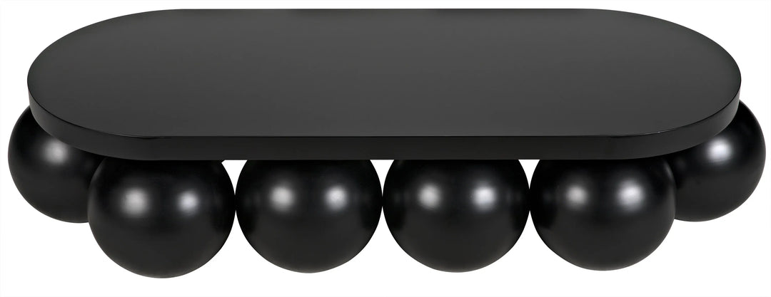 American Home Furniture | Noir - Lambreta Coffee Table, Black Steel