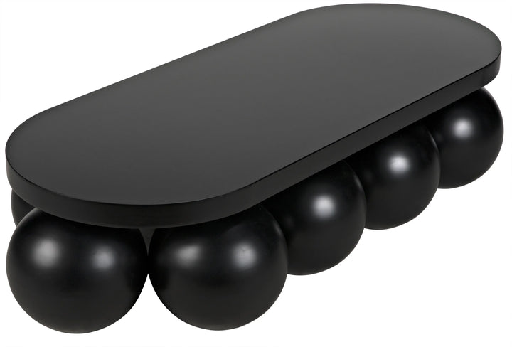 American Home Furniture | Noir - Lambreta Coffee Table, Black Steel