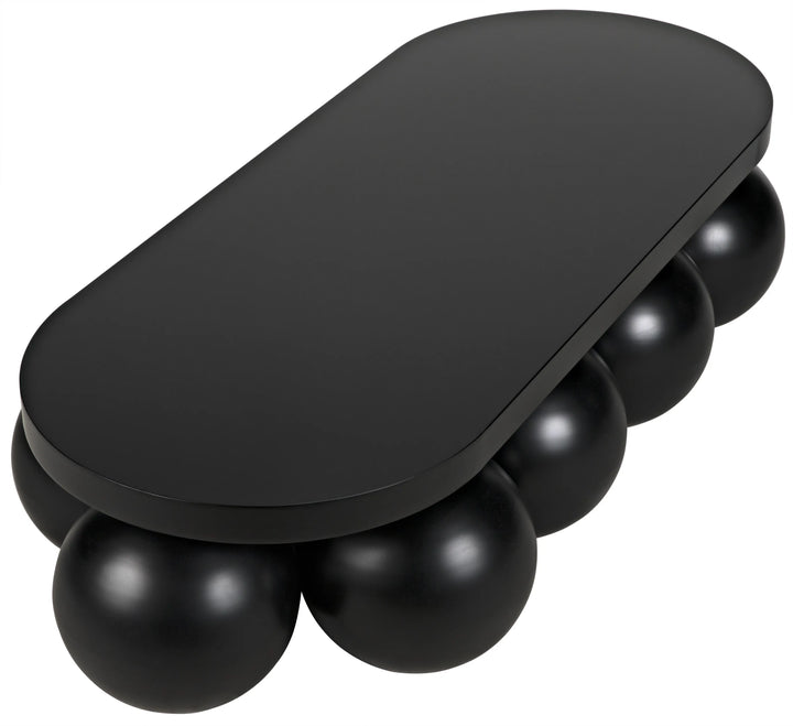 American Home Furniture | Noir - Lambreta Coffee Table, Black Steel