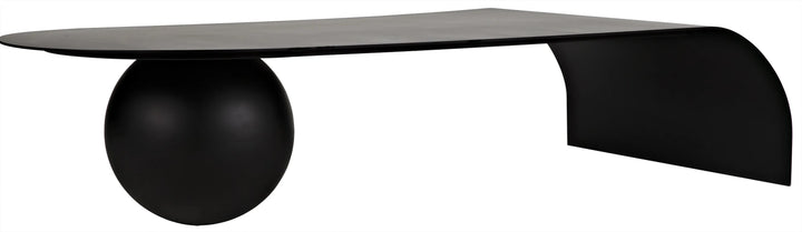 American Home Furniture | Noir - Rosario Coffee Table, Black Steel