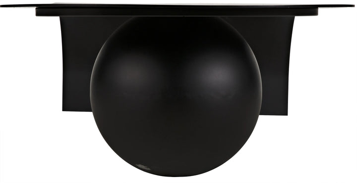 American Home Furniture | Noir - Rosario Coffee Table, Black Steel