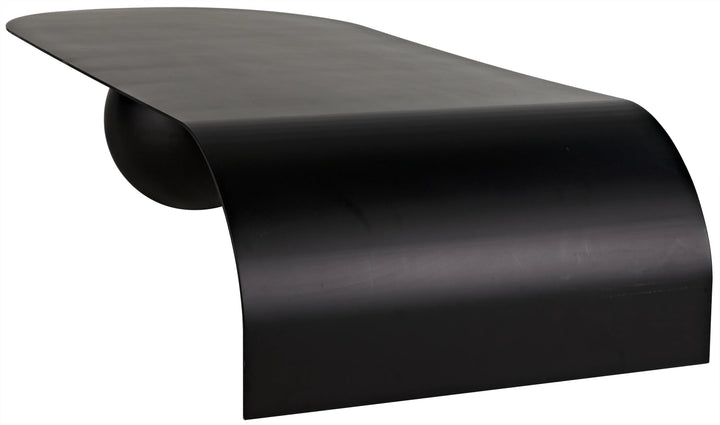 American Home Furniture | Noir - Rosario Coffee Table, Black Steel