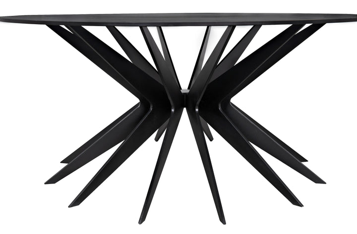 American Home Furniture | Noir - Spider Coffee Table, Black Metal