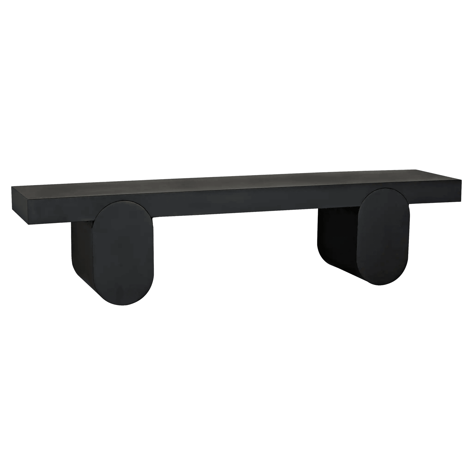 Noir Evora Coffee Table, Black Metal COFFEE TABLES