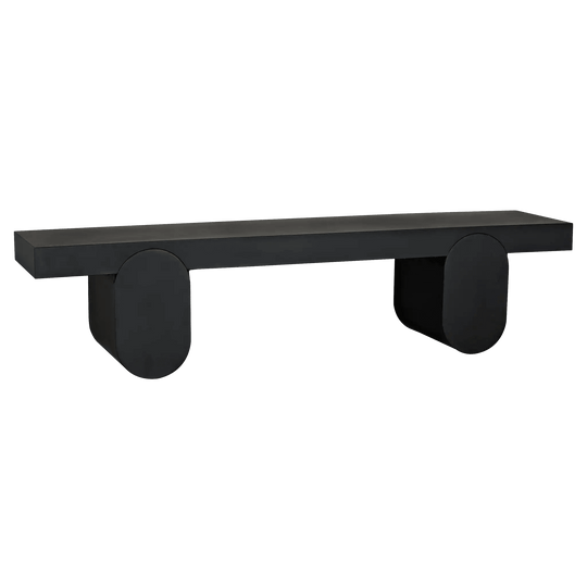 Noir Evora Coffee Table, Black Metal COFFEE TABLES