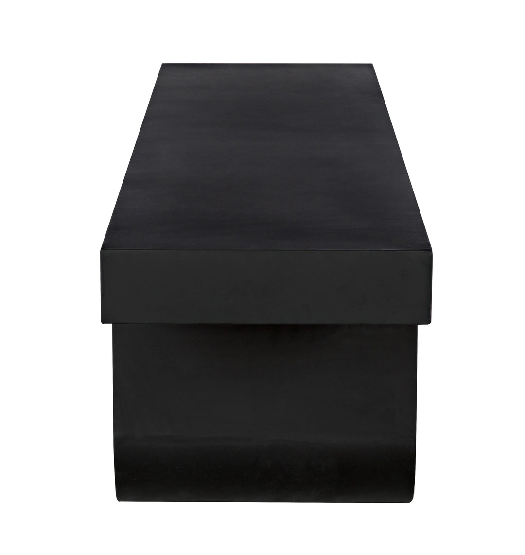 American Home Furniture | Noir - Evora Coffee Table, Black Metal