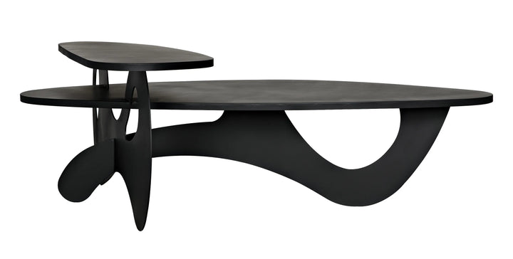 American Home Furniture | Noir - Kaldera Coffee Table, Black Steel