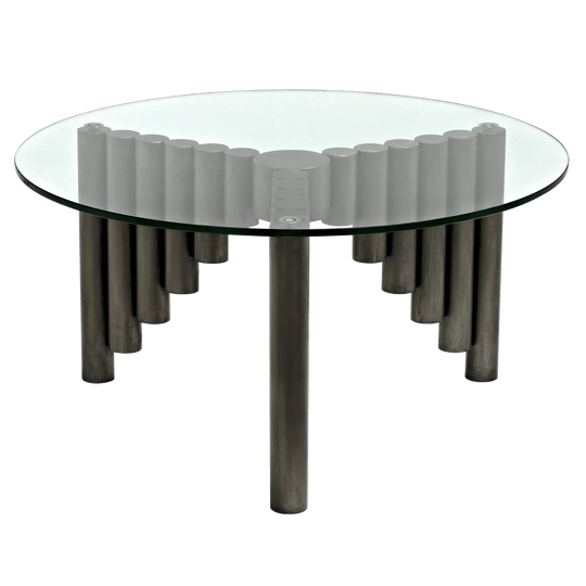 Noir Organum Coffee Table, Gun Metal Finish COFFEE TABLES