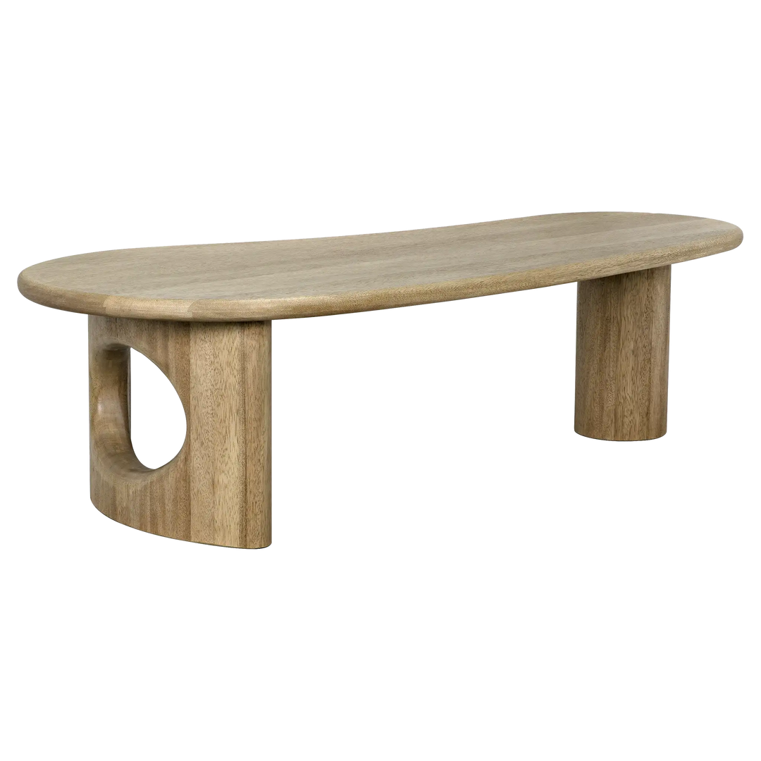 American Home Furniture | Noir - Harvey Coffee Table, Washed Walnut