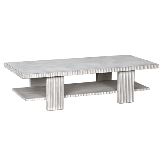 Noir Humphrey Coffee Table, White Wash COFFEE TABLES