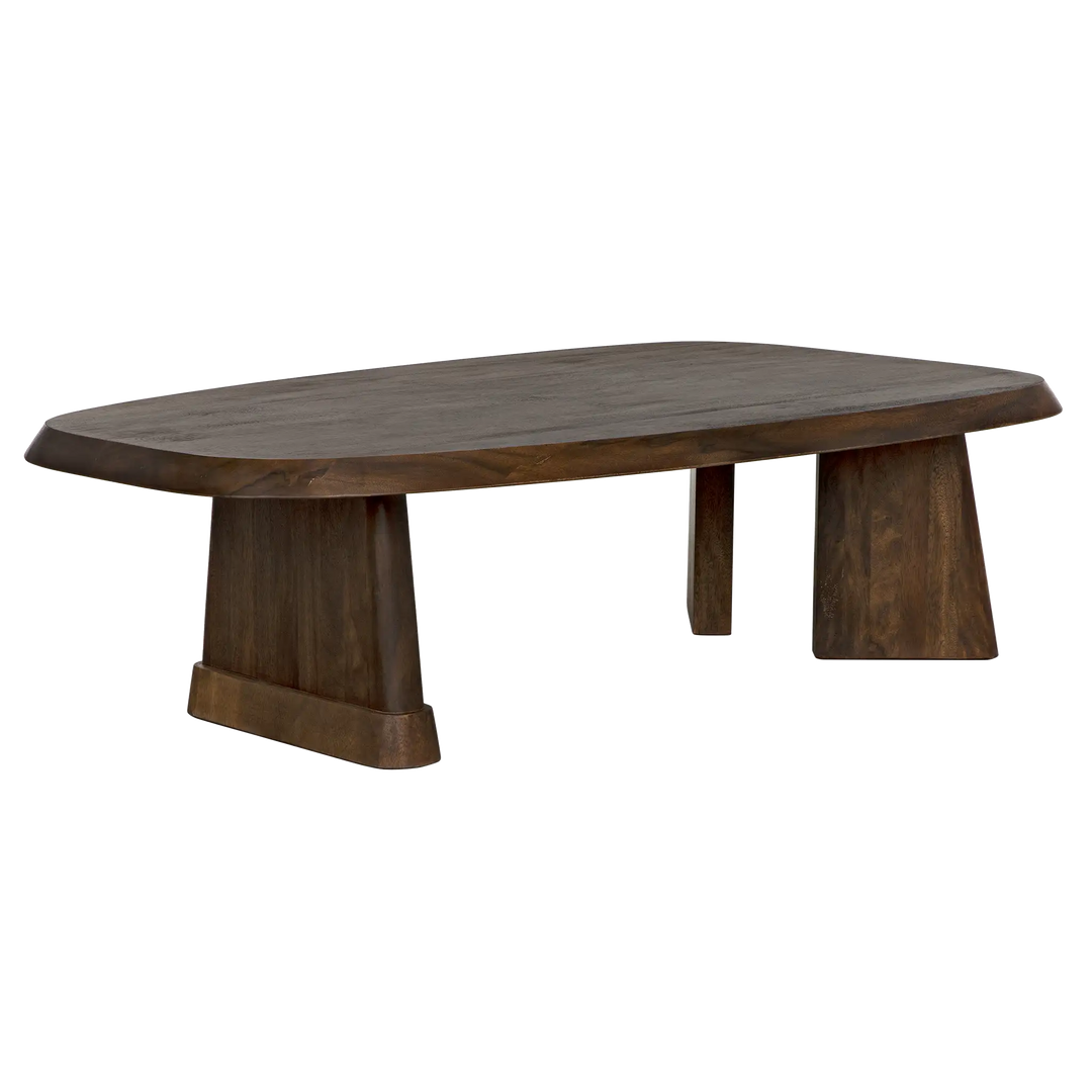 American Home Furniture | Noir - Confucius Coffee Table, Dark Walnut