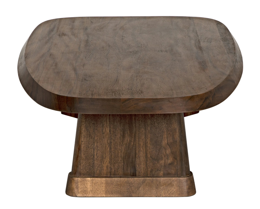 American Home Furniture | Noir - Confucius Coffee Table, Dark Walnut