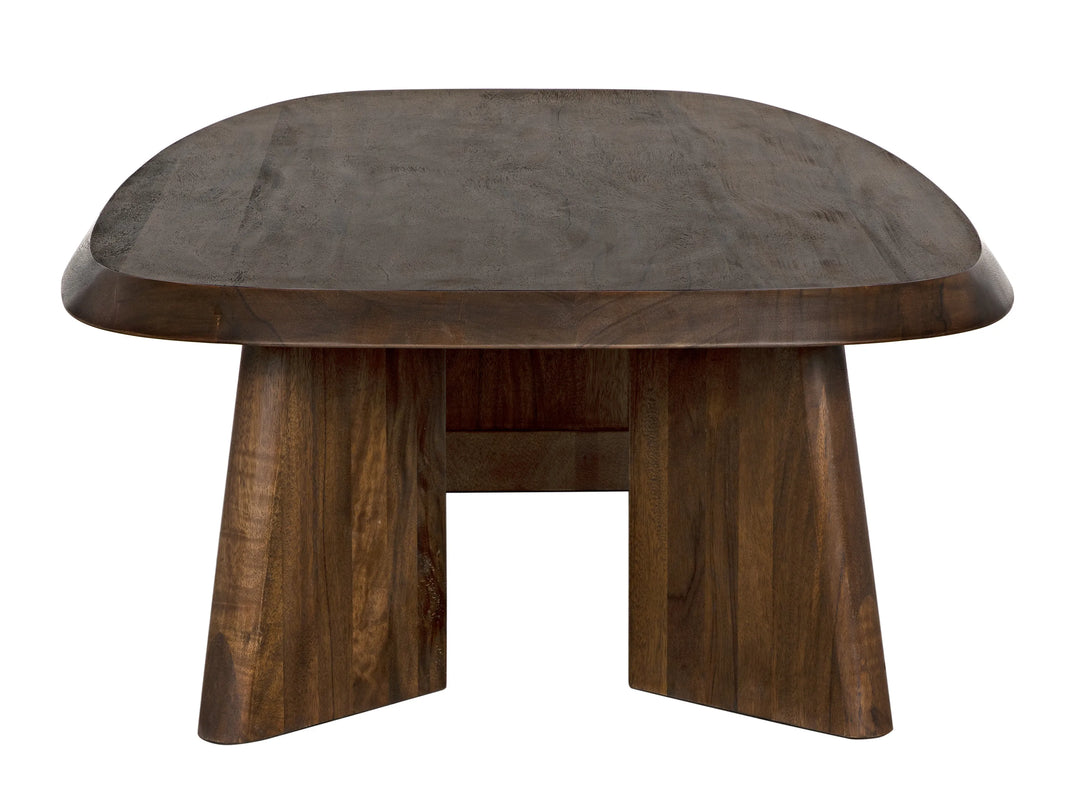 American Home Furniture | Noir - Confucius Coffee Table, Dark Walnut