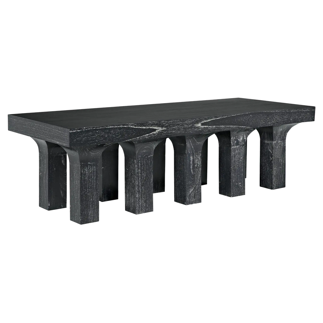 American Home Furniture | Noir - Santos Coffee Table, Cinder Black