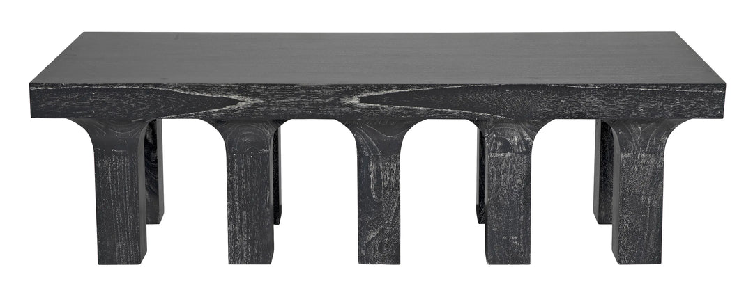 American Home Furniture | Noir - Santos Coffee Table, Cinder Black