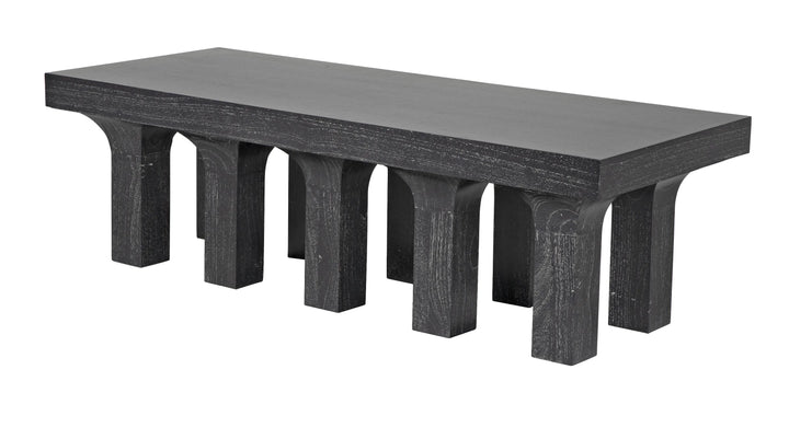 American Home Furniture | Noir - Santos Coffee Table, Cinder Black