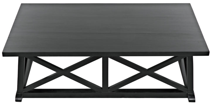 American Home Furniture | Noir - Sutton Coffee Table,Hand Rubbed Black