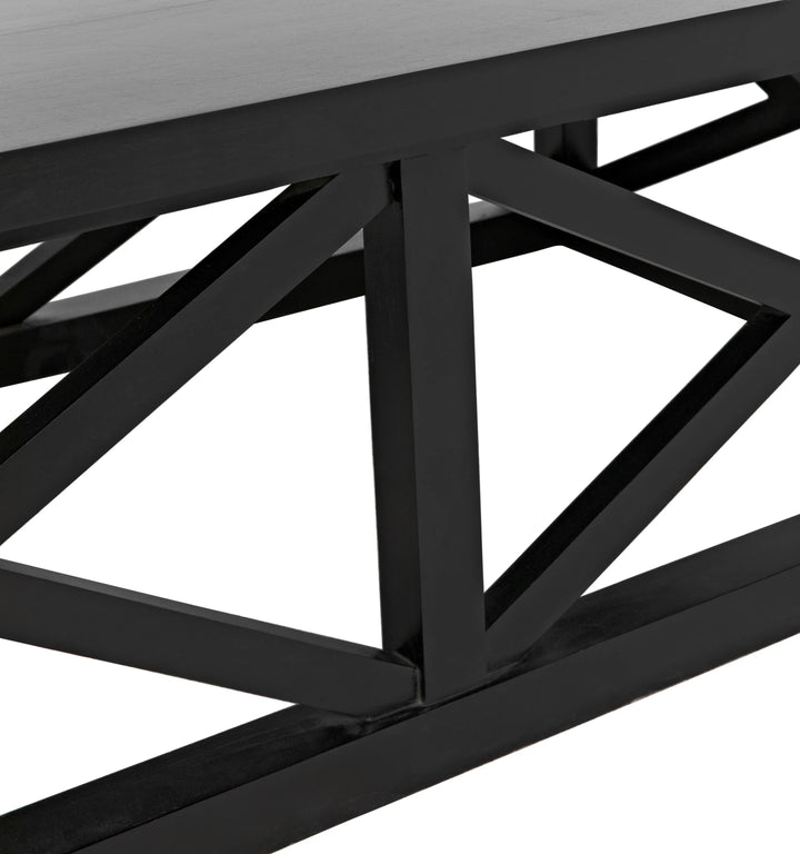 American Home Furniture | Noir - Sutton Coffee Table,Hand Rubbed Black