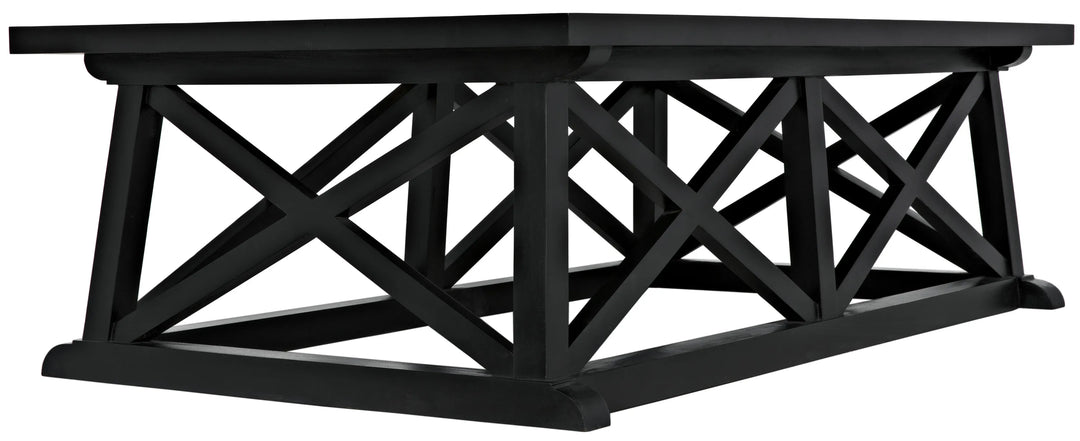 American Home Furniture | Noir - Sutton Coffee Table,Hand Rubbed Black