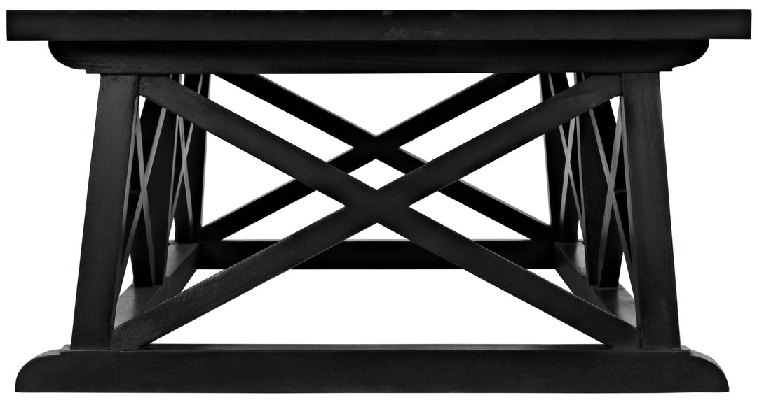 American Home Furniture | Noir - Sutton Coffee Table,Hand Rubbed Black