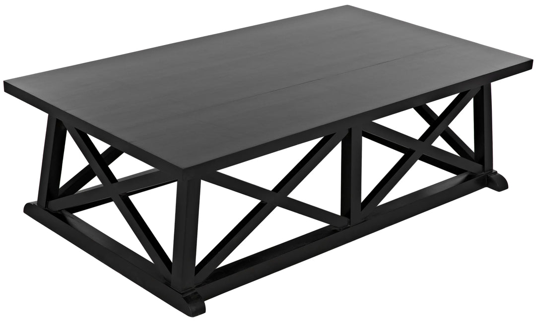 American Home Furniture | Noir - Sutton Coffee Table,Hand Rubbed Black