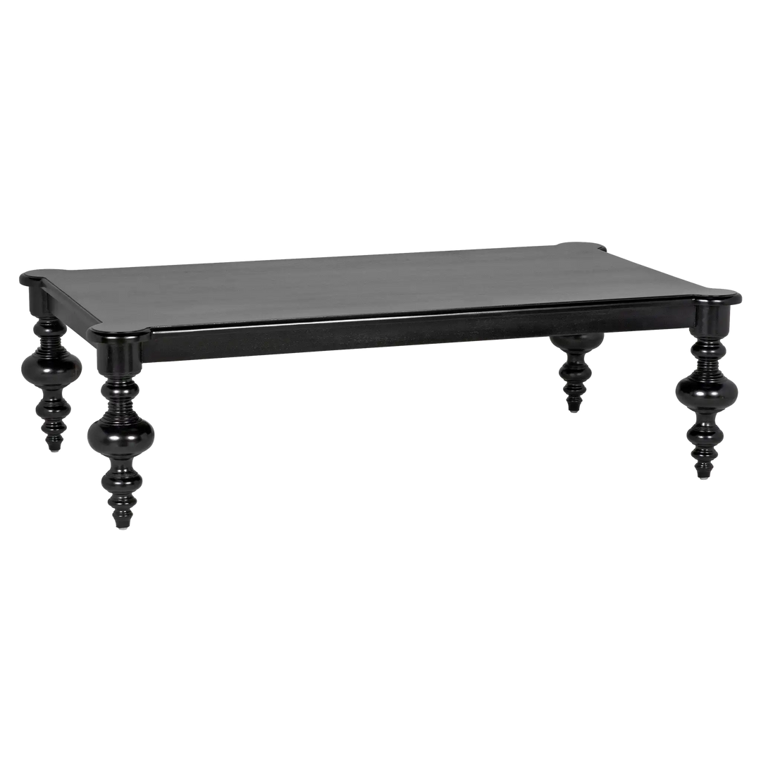 American Home Furniture | Noir - Graff Coffee Table, Hand Rubbed Black