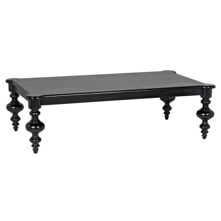 American Home Furniture | Noir - Graff Coffee Table, Hand Rubbed Black