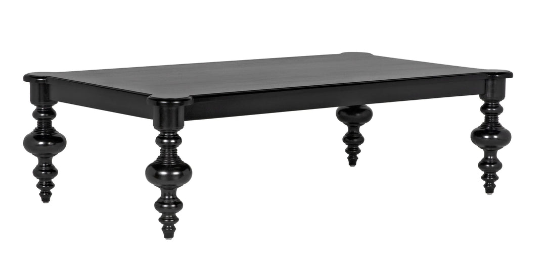 American Home Furniture | Noir - Graff Coffee Table, Hand Rubbed Black