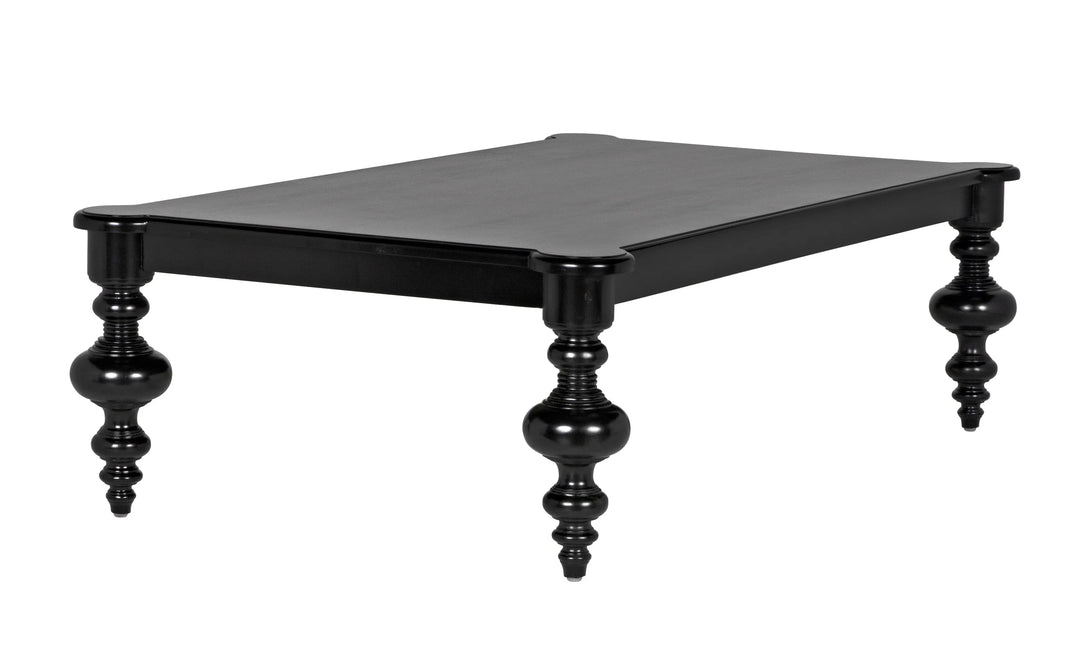 American Home Furniture | Noir - Graff Coffee Table, Hand Rubbed Black