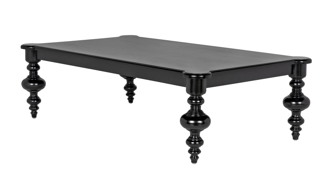 American Home Furniture | Noir - Graff Coffee Table, Hand Rubbed Black