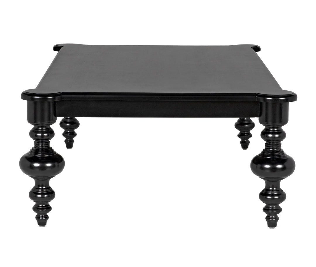 American Home Furniture | Noir - Graff Coffee Table, Hand Rubbed Black