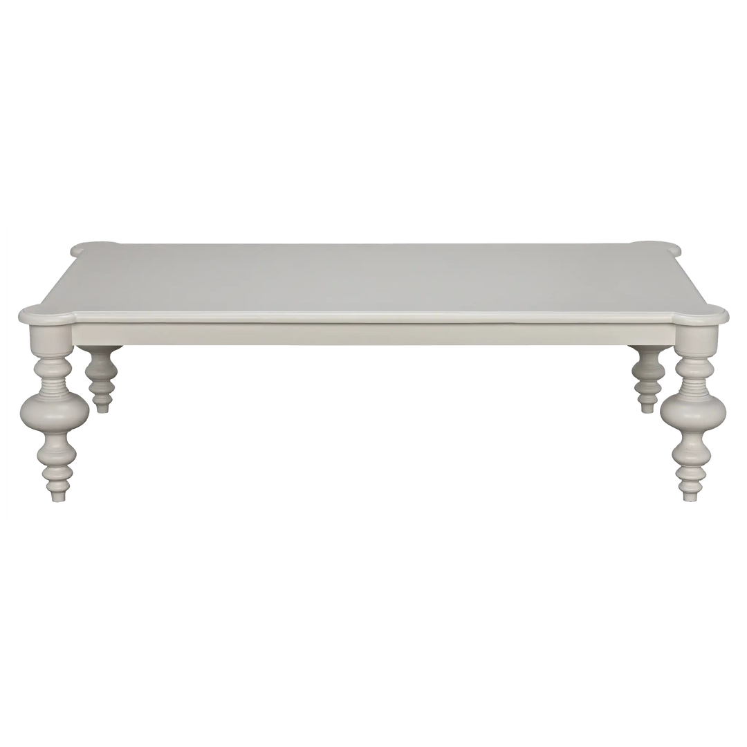 American Home Furniture | Noir - Graff Coffee Table, Solid White