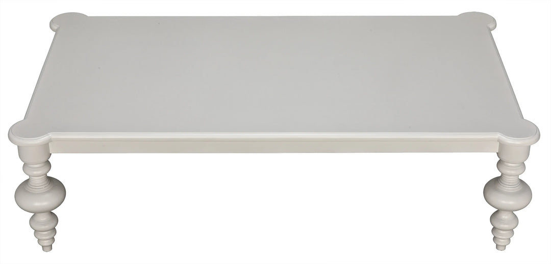 American Home Furniture | Noir - Graff Coffee Table, Solid White