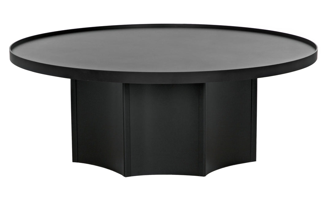 American Home Furniture | Noir - Rome Coffee Table, Black Steel