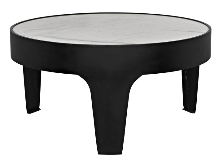 American Home Furniture | Noir - Cylinder Round Coffee Table