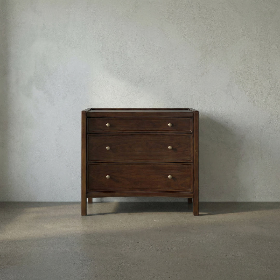 Noir - Hampton Side Table Hand Rubbed Brown - GTAB245HBR