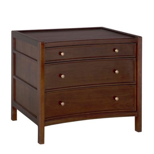 Noir - Hampton Side Table Hand Rubbed Brown - GTAB245HBR