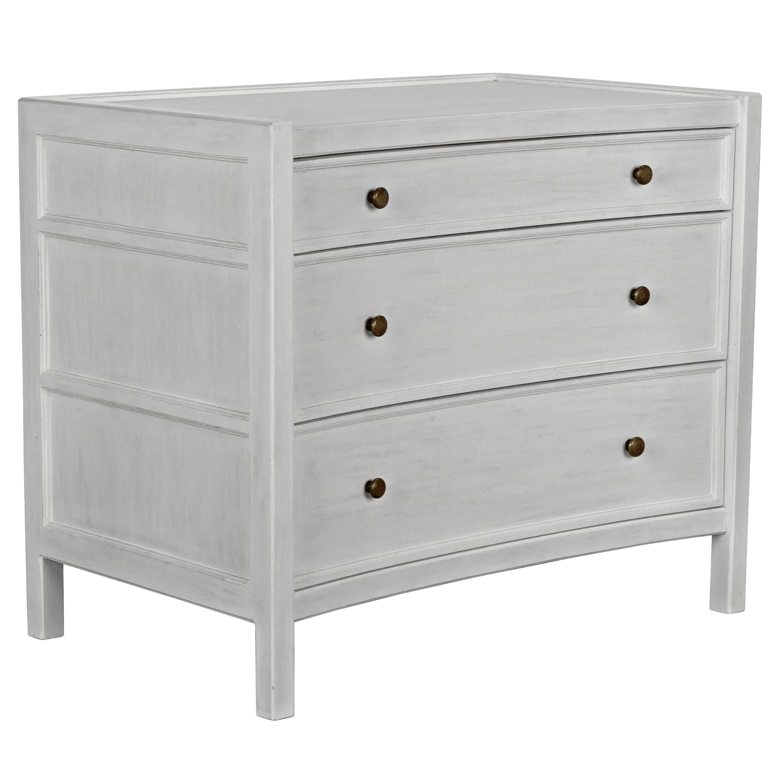 Noir Hampton Side Table,White Wash ACCENT TABLES